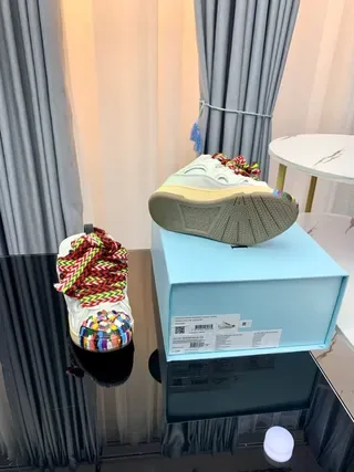 Multicolor Pixel Toe Laceless Woven Strap Sneakers 6