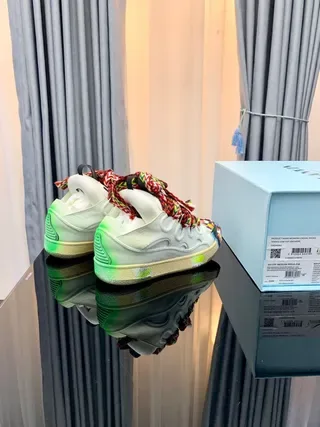 Multicolor Pixel Toe Laceless Woven Strap Sneakers 8