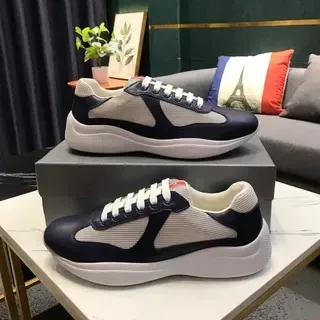 Zapatillas Navy y Gray de dos tonos con panel de malla