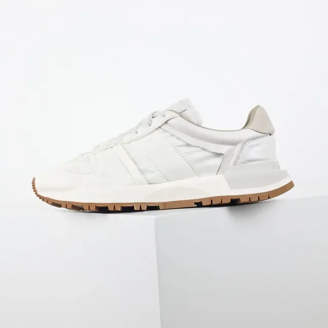 Off-White Quilted Nylon and Leather Runner Sneakers 9