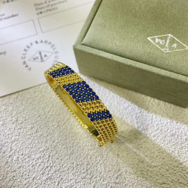 Pavé-Crystal Beaded-Edge Hinged Bangle Bracelets 7