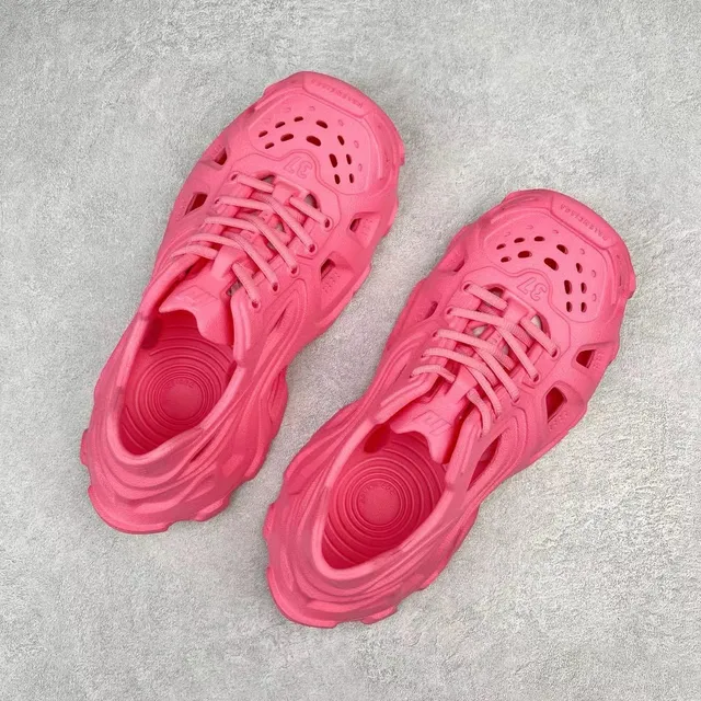 Pink Monolithic Sculpted Chunky Sneaker 8