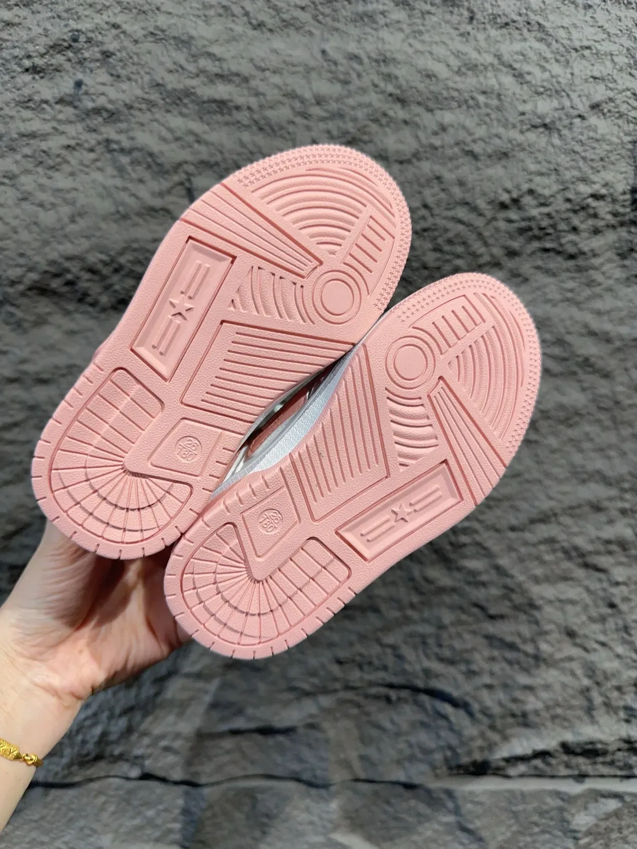 Pink White Low-Top Synthetic Overlay Paneling Sneakers 14