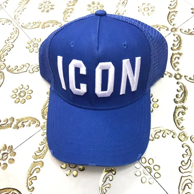 Red White Trucker Raised Embroidery Baseball Cap 8