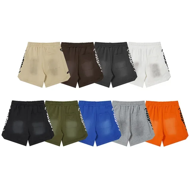Relaxed Fit Graphic Print Drawstring Shorts 3