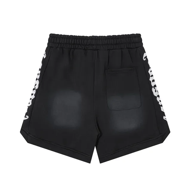Relaxed Fit Graphic Print Drawstring Shorts 7