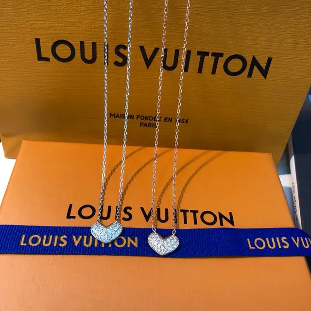 Rose Gold-Tone Pavé Heart and Lock-Style Pendant Necklaces 2