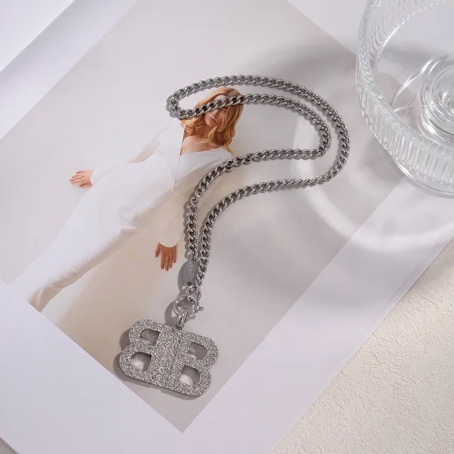 Silver and Gold Glitter Cutout Pendant Necklaces 2