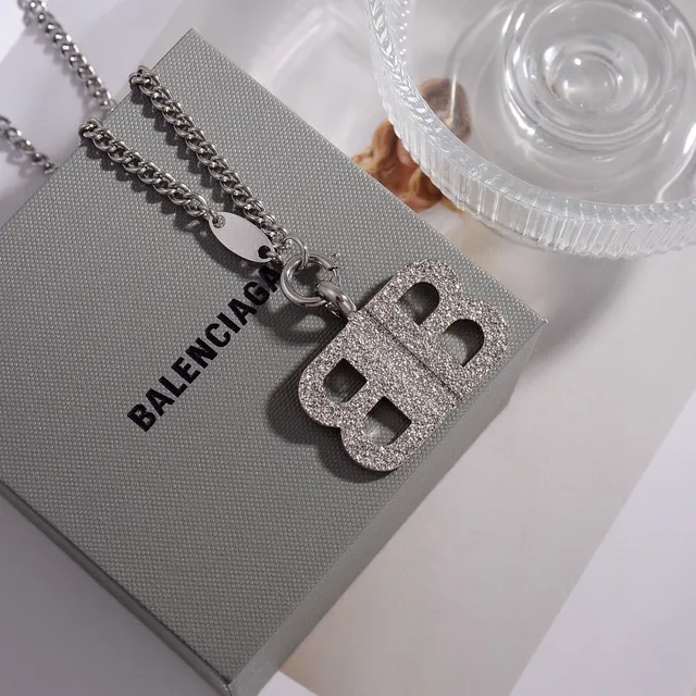 Silver and Gold Glitter Cutout Pendant Necklaces 5