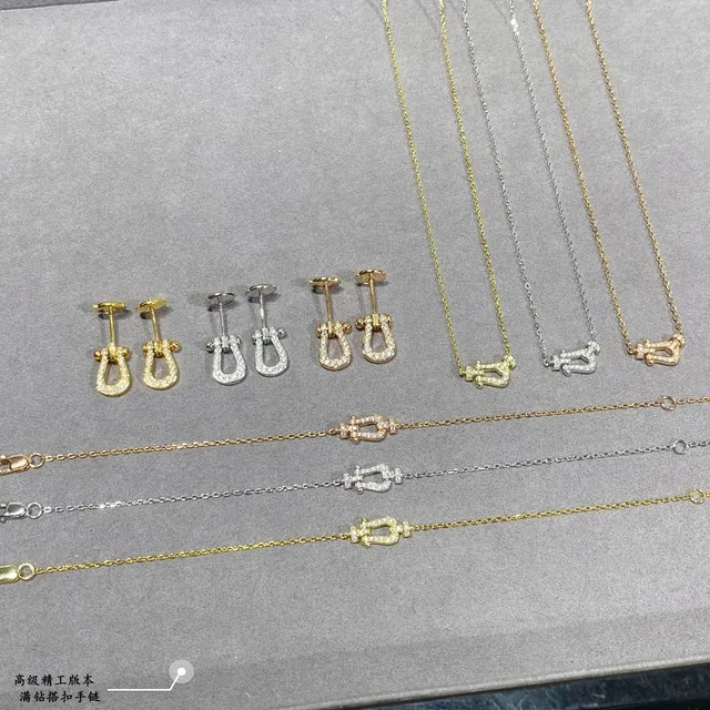 Silver Gold Lyre-Shaped Charm Pavé-Set Stones Bracelet 4
