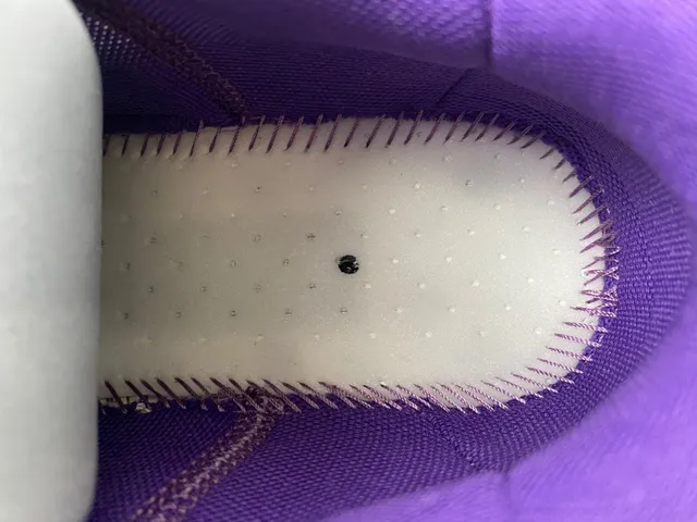 Skechers White Purple Platform Sole Mesh And Synthetic Overlay Construction Chunky Sneakers 9
