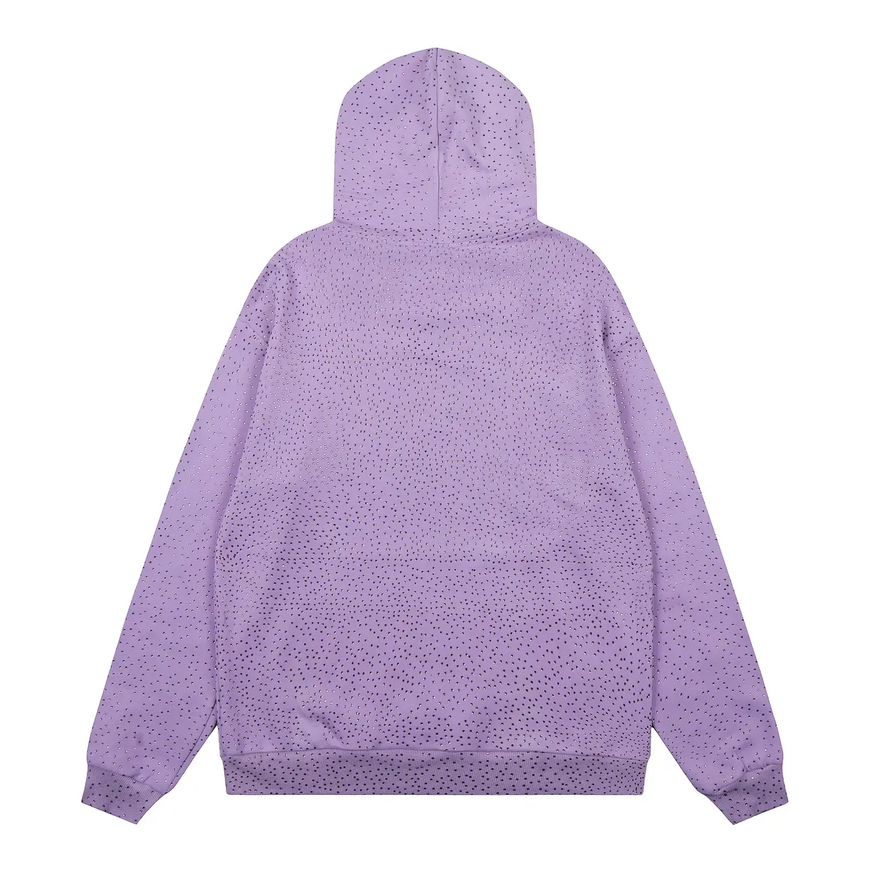 spöder Blue White Textured Dot-Pattern Fabric Arched Embroidered Logo Hoodie 20