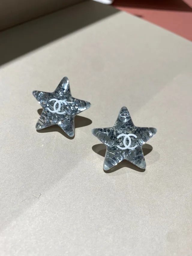 Star-Shaped Faceted Crystal Stud Earring 2
