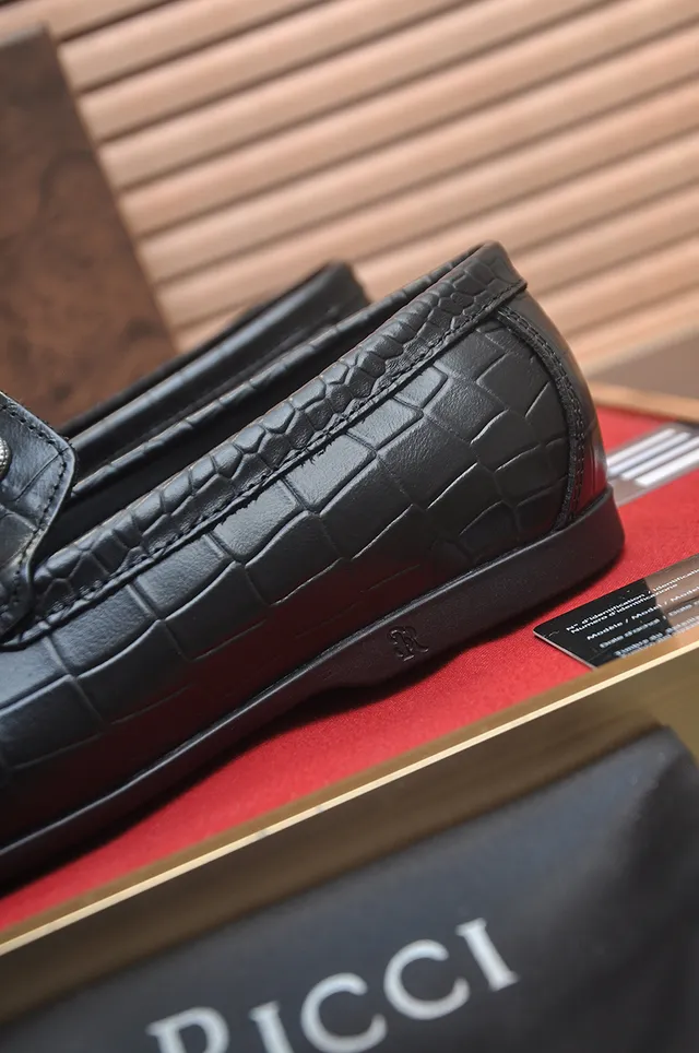 Stefano Ricci Crocodile-Embossed Leather Loafers 2