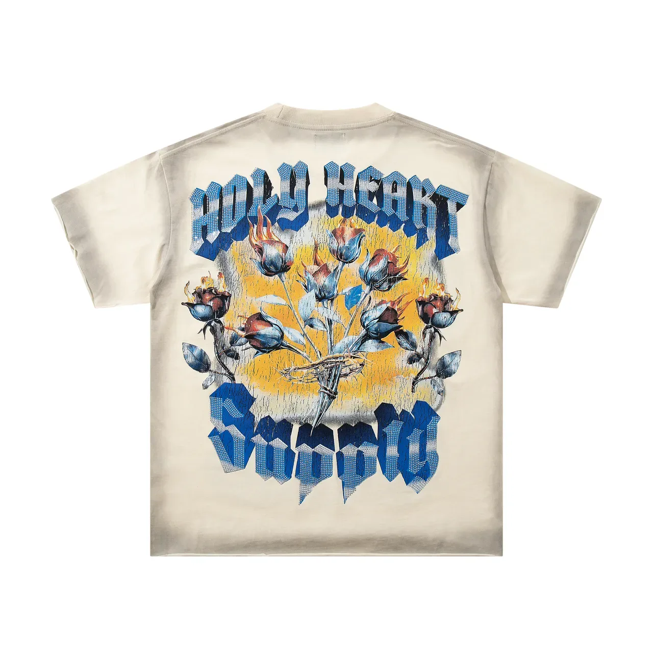 SUPPLY Holy Heart Graphic Oversized T-Shirt 3