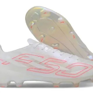 أحذية كرة قدم Transparent Red Translucent Monochrome Upper Neon Pink Graphic Overlay Firm-Ground