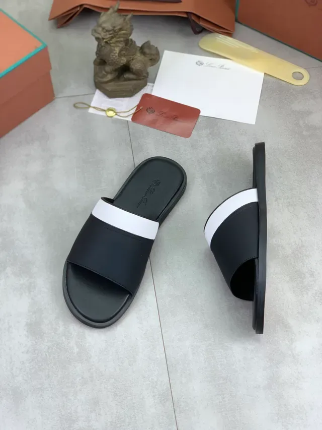 Two-Tone Colorblock Strap Slippers 6