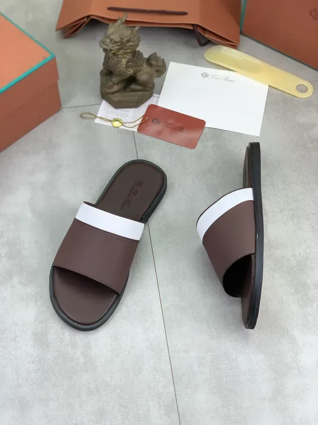 Two-Tone Colorblock Strap Slippers 8