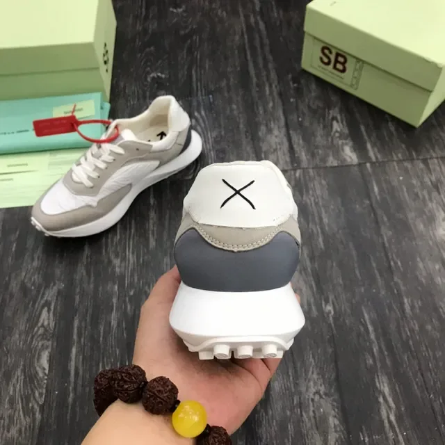 White Beige and Black Layered Upper Lifestyle Sneaker 3