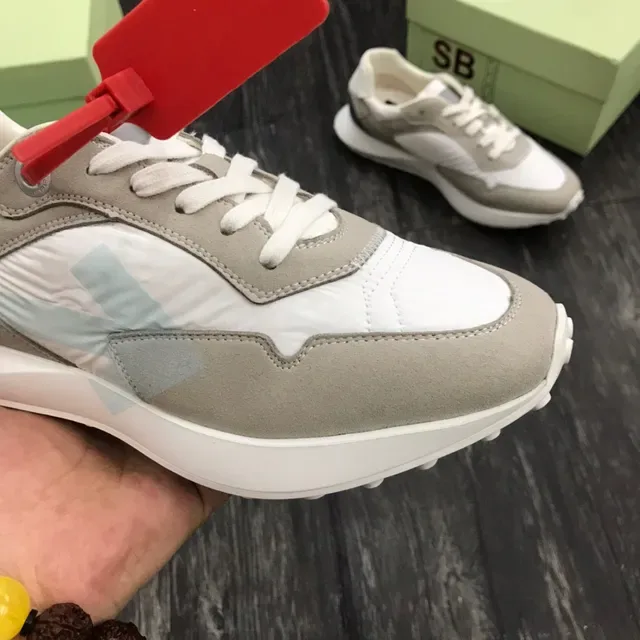 White Beige and Black Layered Upper Lifestyle Sneaker 4