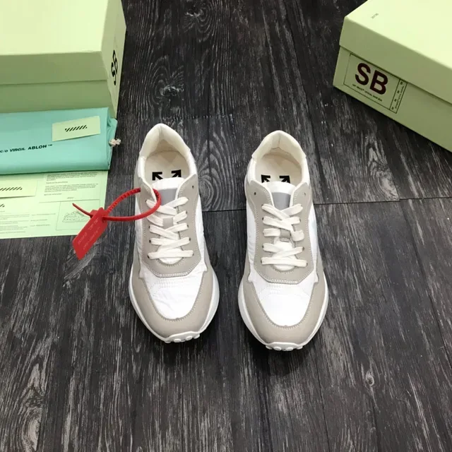 White Beige and Black Layered Upper Lifestyle Sneaker 6