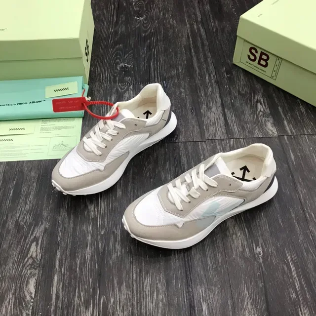 White Beige and Black Layered Upper Lifestyle Sneaker 7