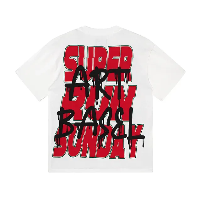 White Graphic-Print Racing Car Graffiti T-Shirt 3