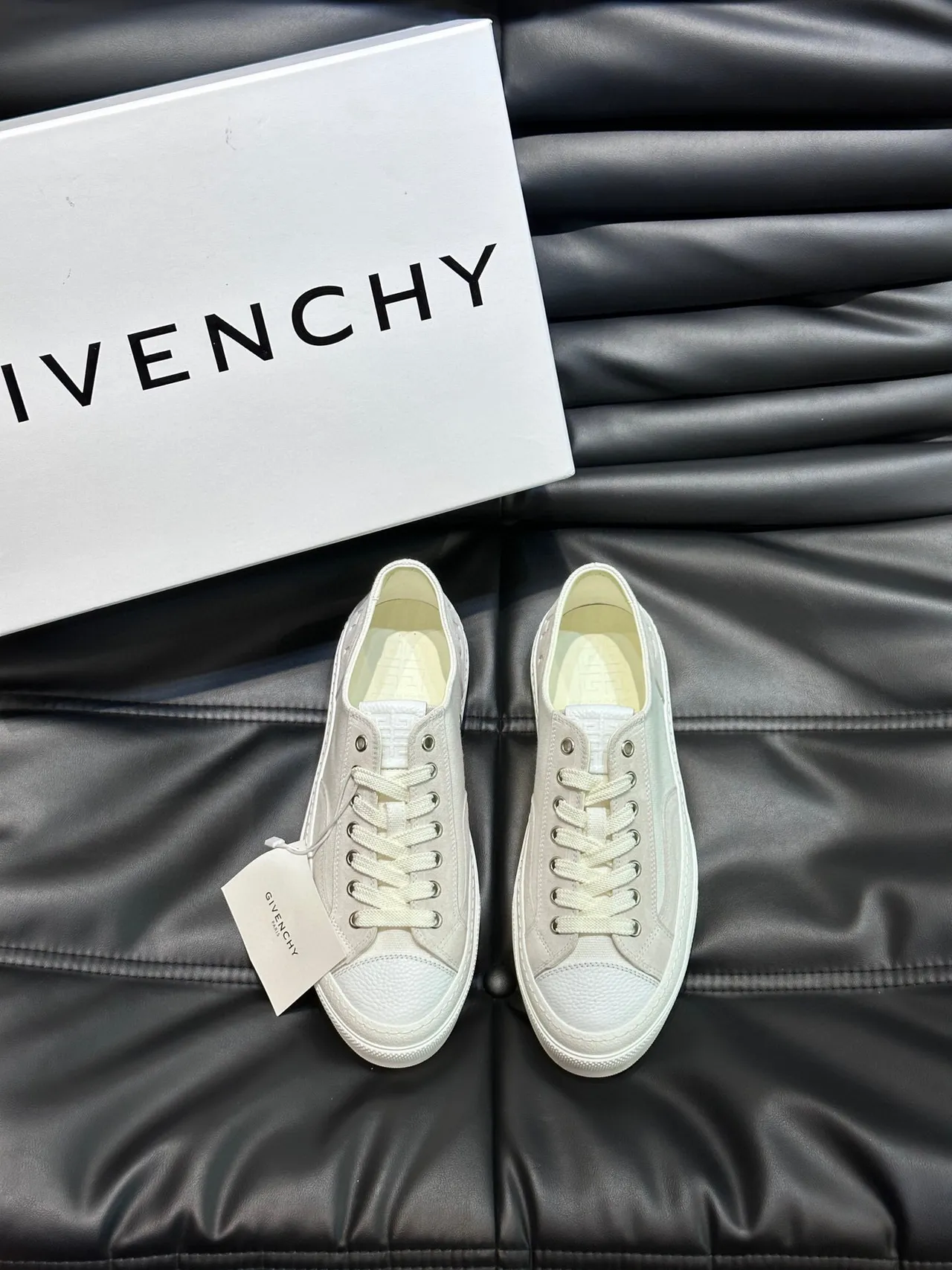 Givenchy City Sport Off-White Canvas Lifestyle Sneakers 2