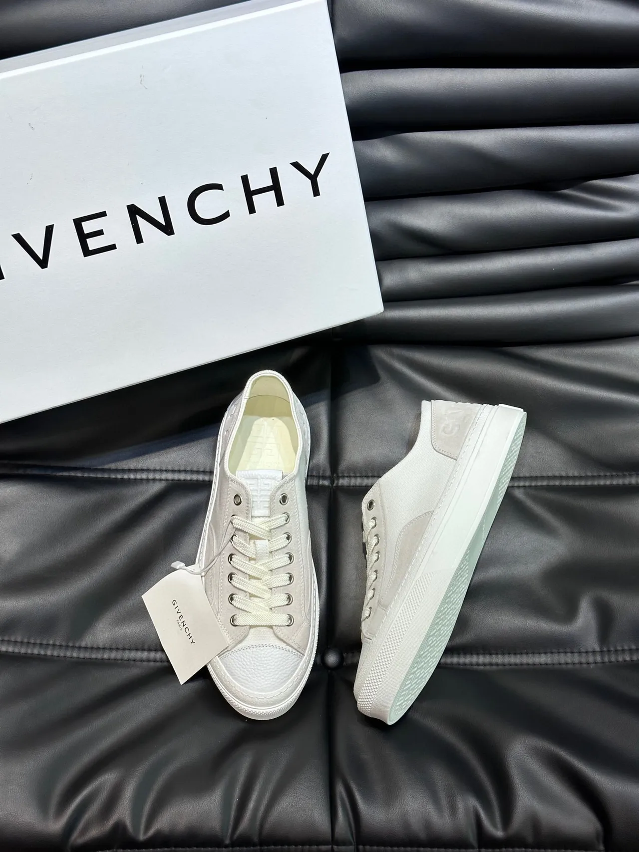 Givenchy City Sport Off-White Canvas Lifestyle Sneakers 3