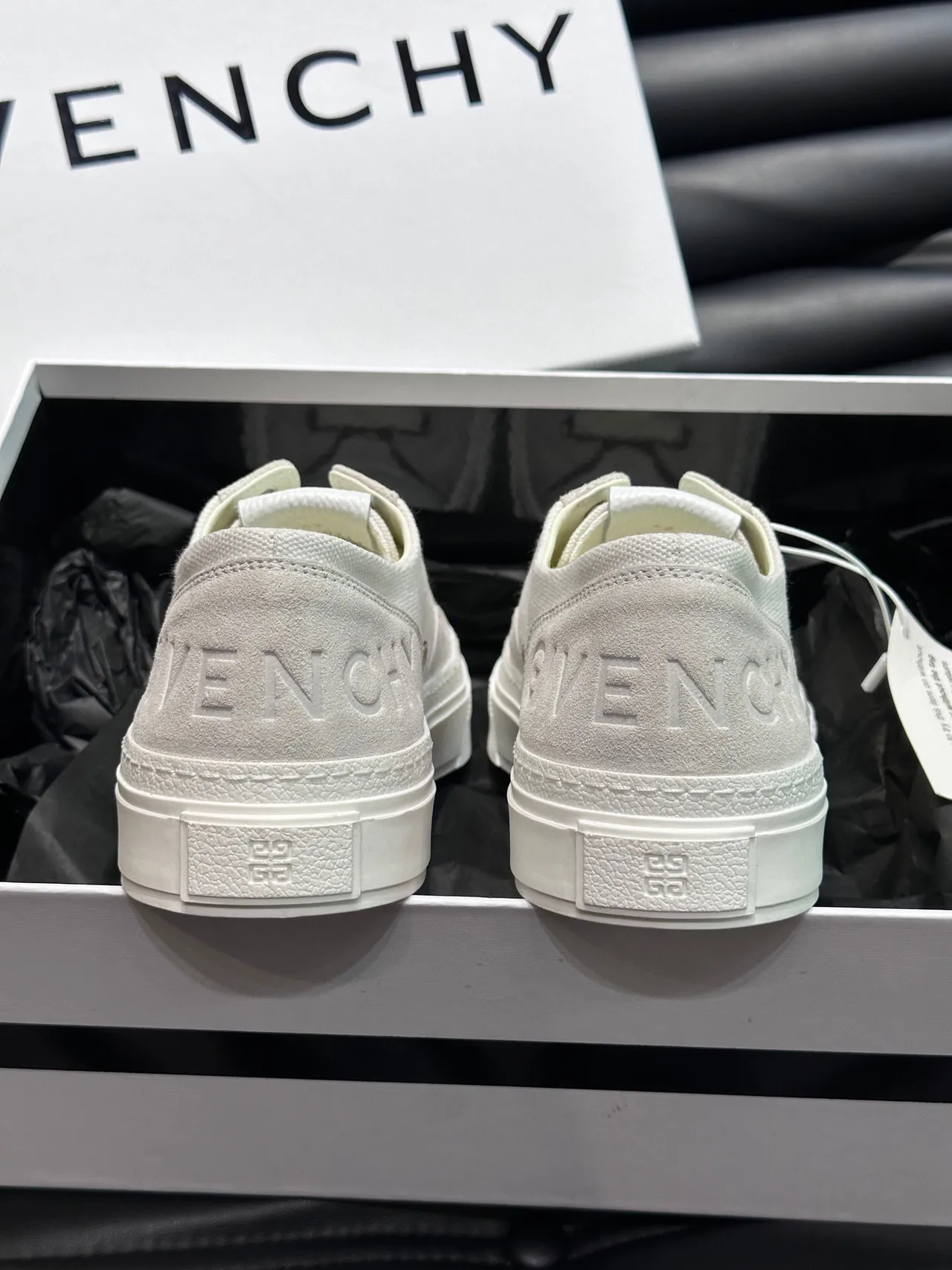 Givenchy City Sport Off-White Canvas Lifestyle Sneakers 8
