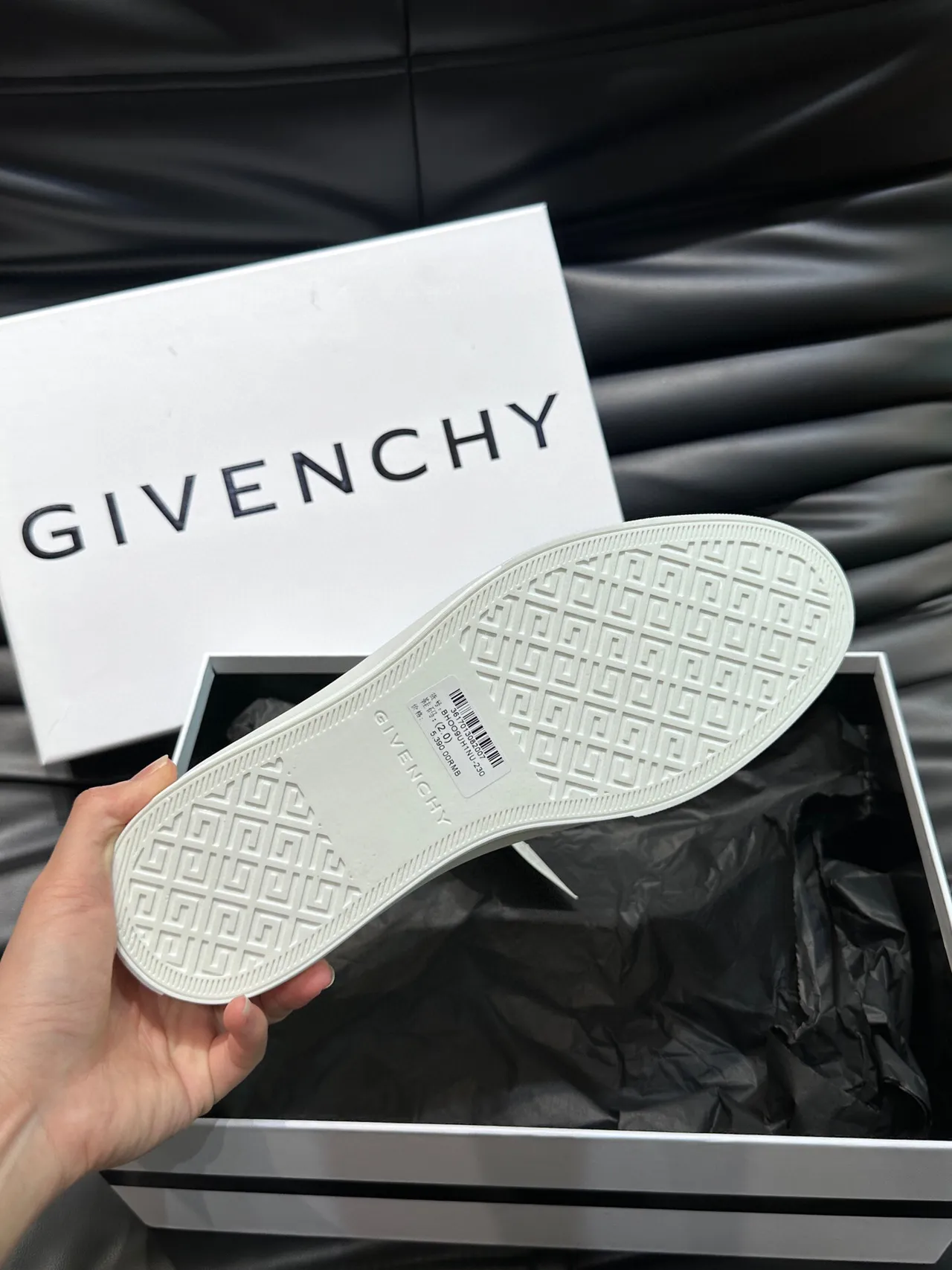 Givenchy City Sport Off-White Canvas Lifestyle Sneakers 9