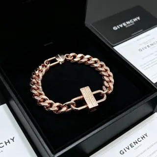 Givenchy Pandora ذهب وردي قفل كرب لينك سوار