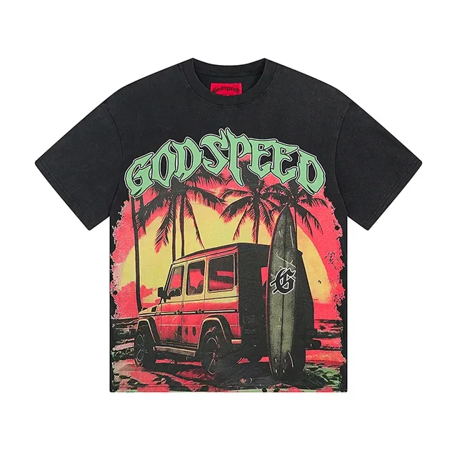 Godspeed Graphic Print Black T-Shirt 2