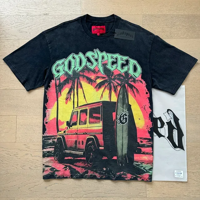 Godspeed Graphic Print Black T-Shirt 6