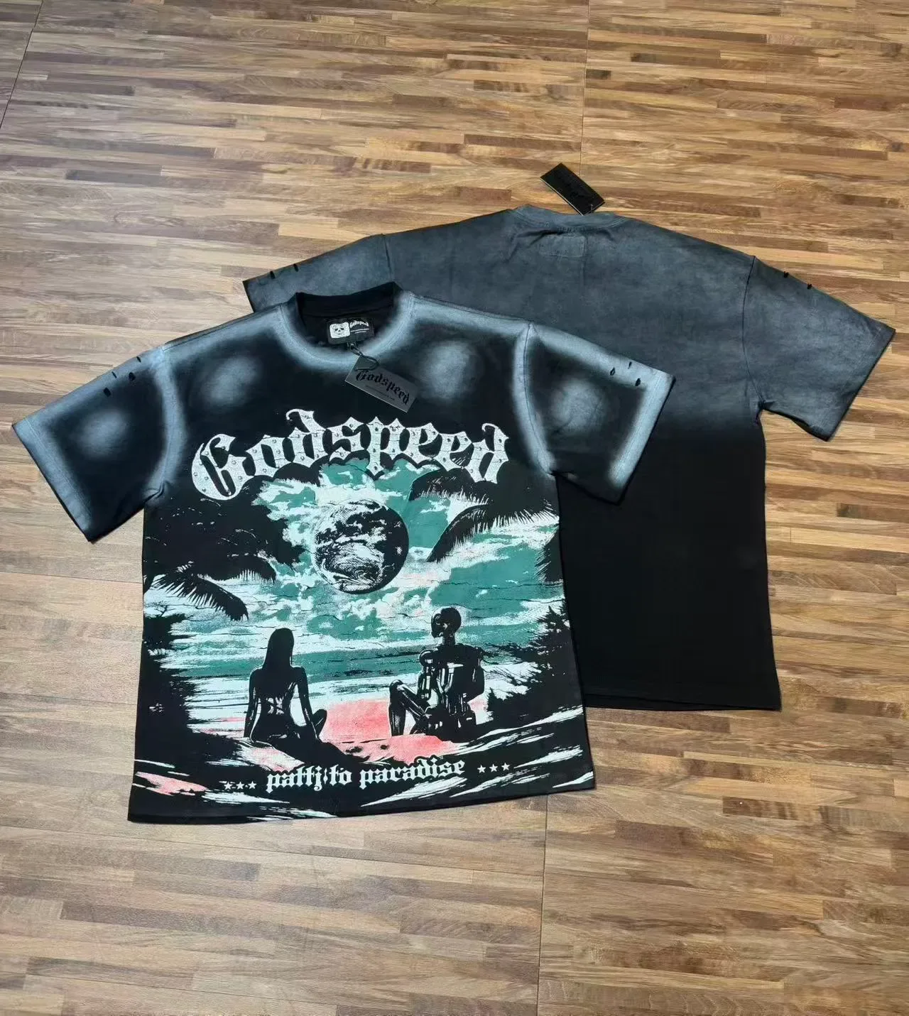 Godspeed Paffyfo Paradise Oversized Graphic T-Shirt 2