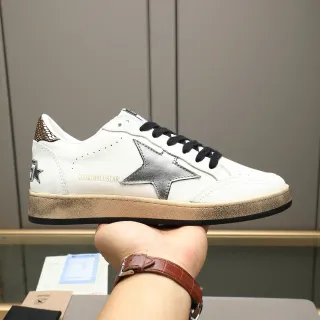 Golden Goose Ball Star White Silver Star Lifestyle Sneakers