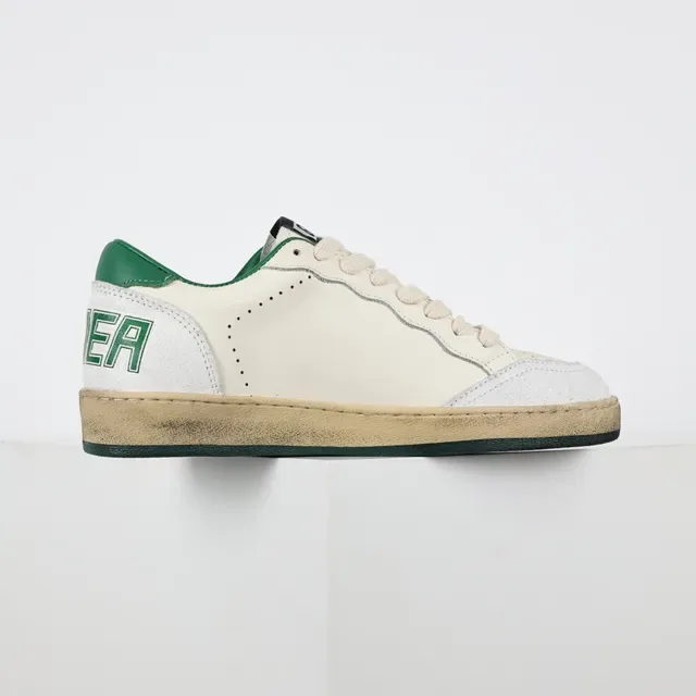 Golden Goose Super-Star Off-White e Green Star tênis lifestyle 7