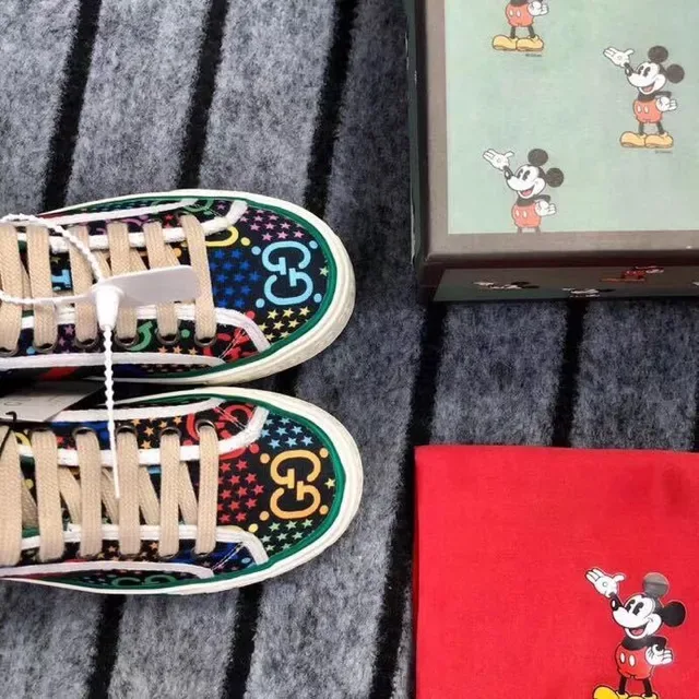 Gucci Ace Multicolor Pop-Art Print Lifestyle Sneakers 5