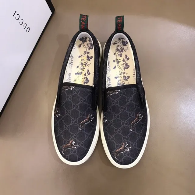Gucci Ace Tiger broderie GG Monogram mocassins slip-on 3