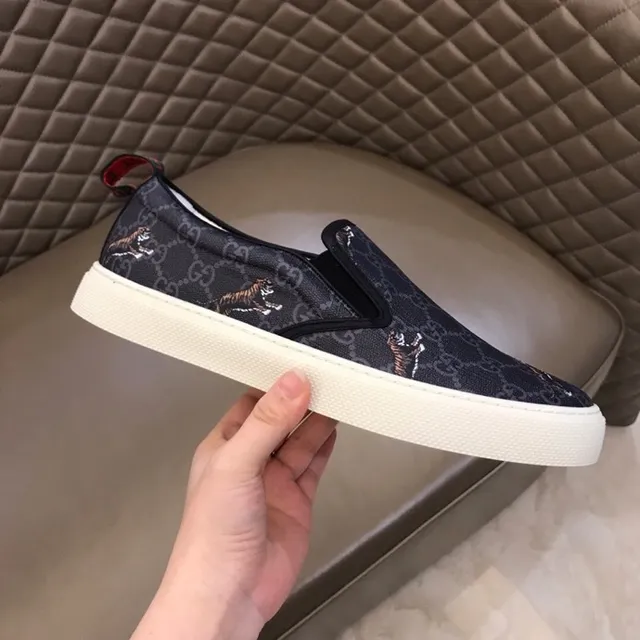 Gucci Ace Tiger broderie GG Monogram mocassins slip-on 4