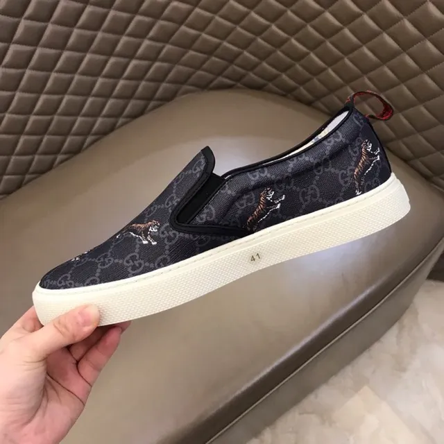 Gucci Ace Tiger broderie GG Monogram mocassins slip-on 5