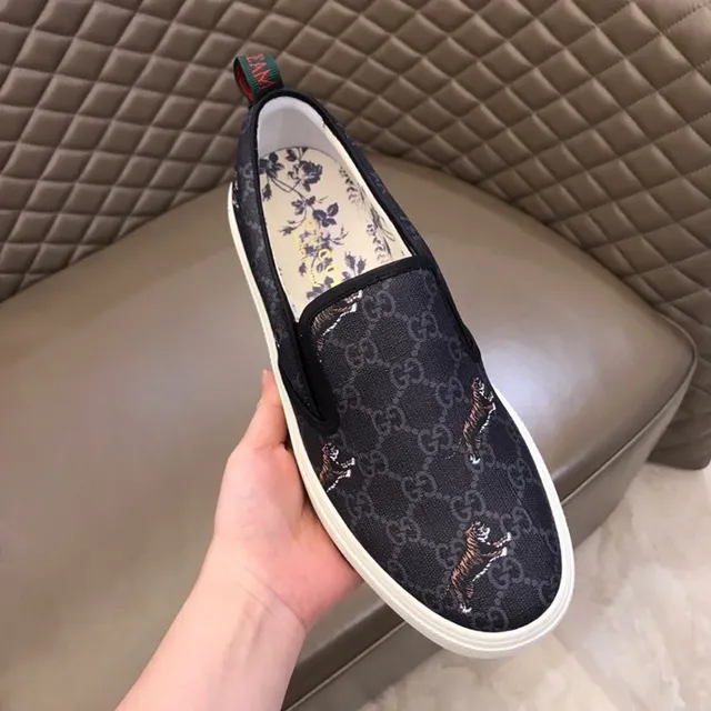 Gucci Ace Tiger broderie GG Monogram mocassins slip-on 6