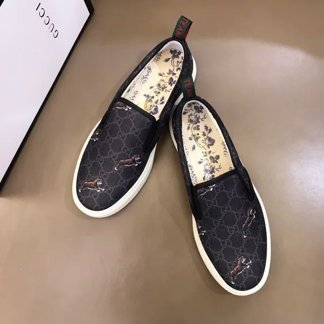 Gucci Ace Tiger broderie GG Monogram mocassins slip-on 7