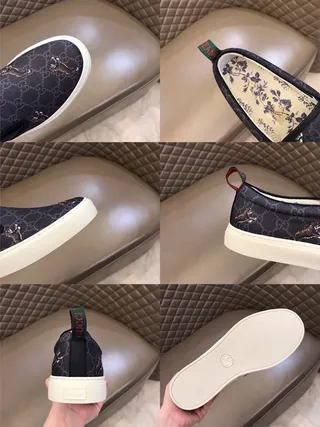Gucci Ace Tiger broderie GG Monogram mocassins slip-on 9
