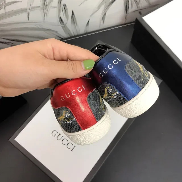 Gucci Ace Tiger GG Monogram Canvas Lifestyle Sneakers 2