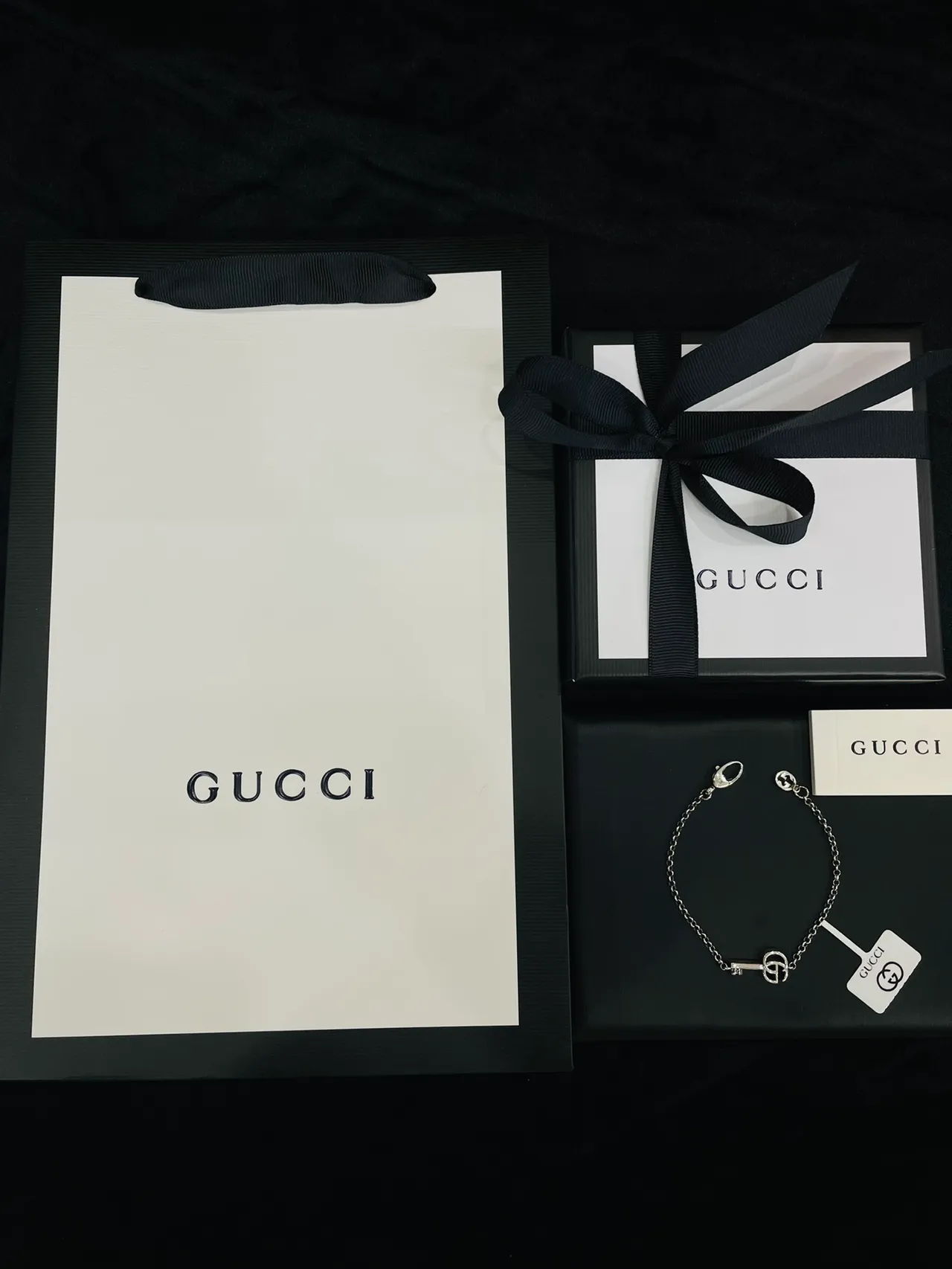 Gucci Dionysus Silver Chain Ornate Key Pendant Bracelet 5