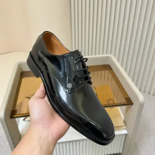 Gucci Double G Oxford Black Patent Leather Oxford Shoes