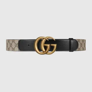 Gucci GG Marmont Interlocking G Buckle চামড়ার বেল্ট