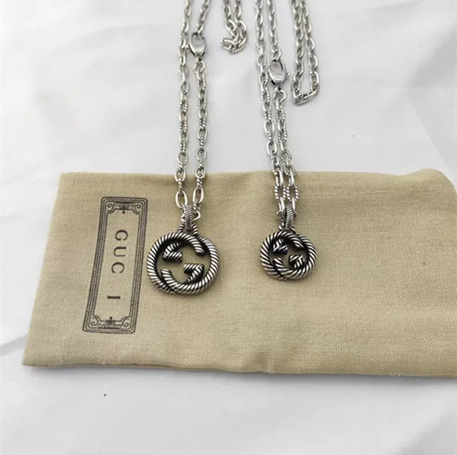 Gucci GG Marmont Interlocking G Rope Pendant Necklaces 2