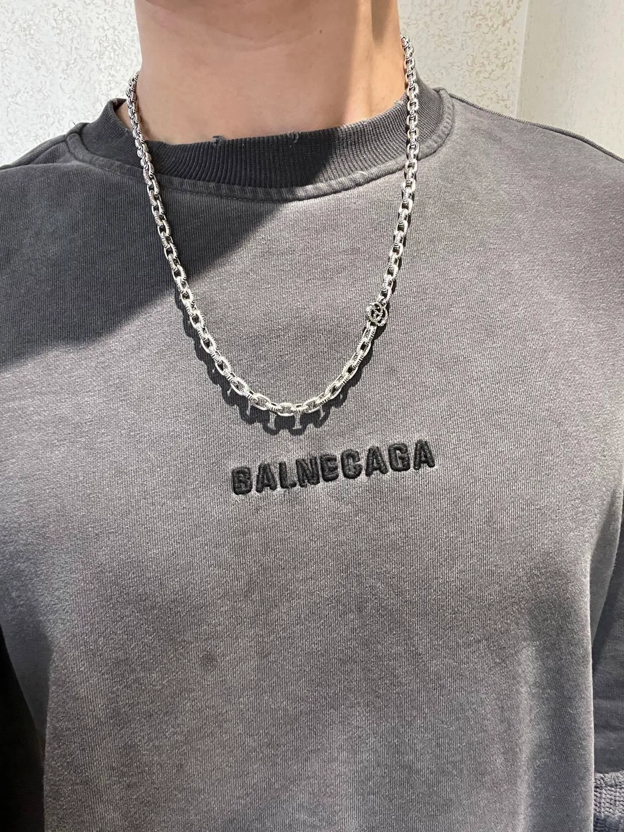 Gucci GG Marmont Interlocking G Silver Chain Necklace 8